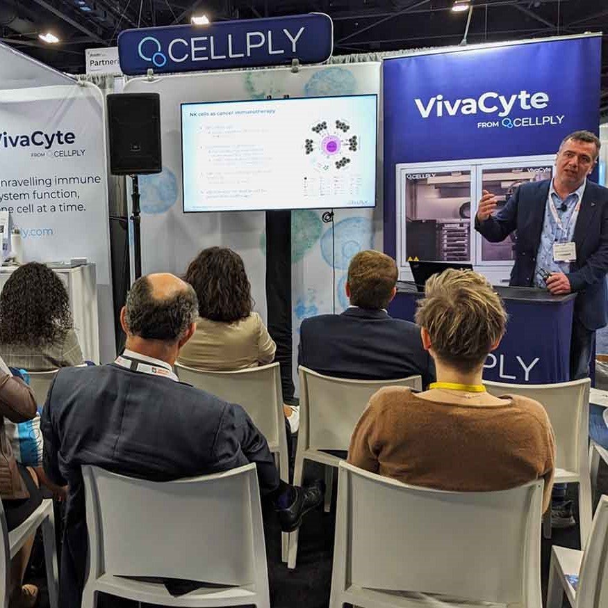 ATW2024 - Evren Alici at Cellply stand